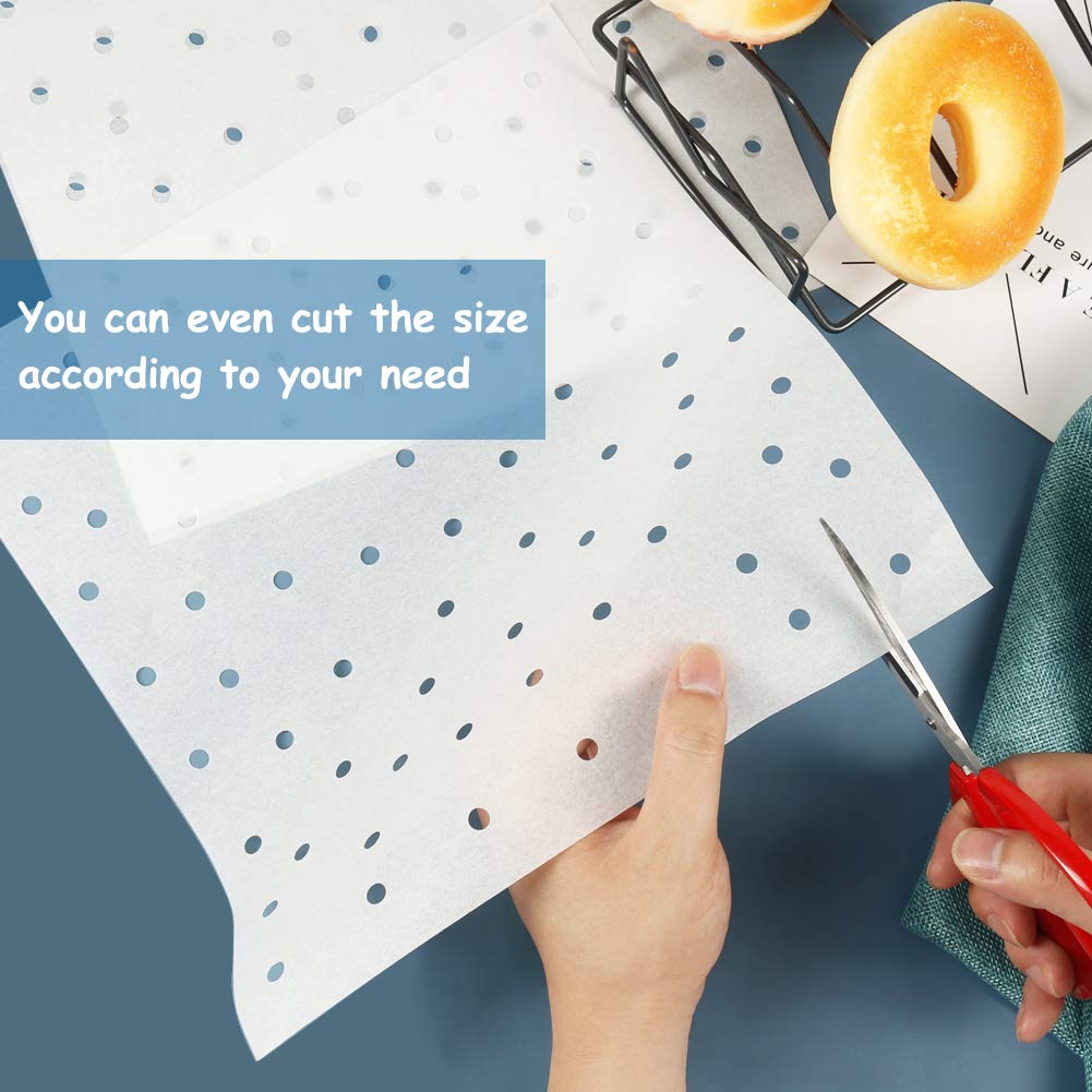 Bykitchen Air Fryer Oven Liners, 11X12 Inches, Nonstick Air Fryer Parchment Paper For Ninja Foodi Air Fryer Toaster Ovens, Xl Ai